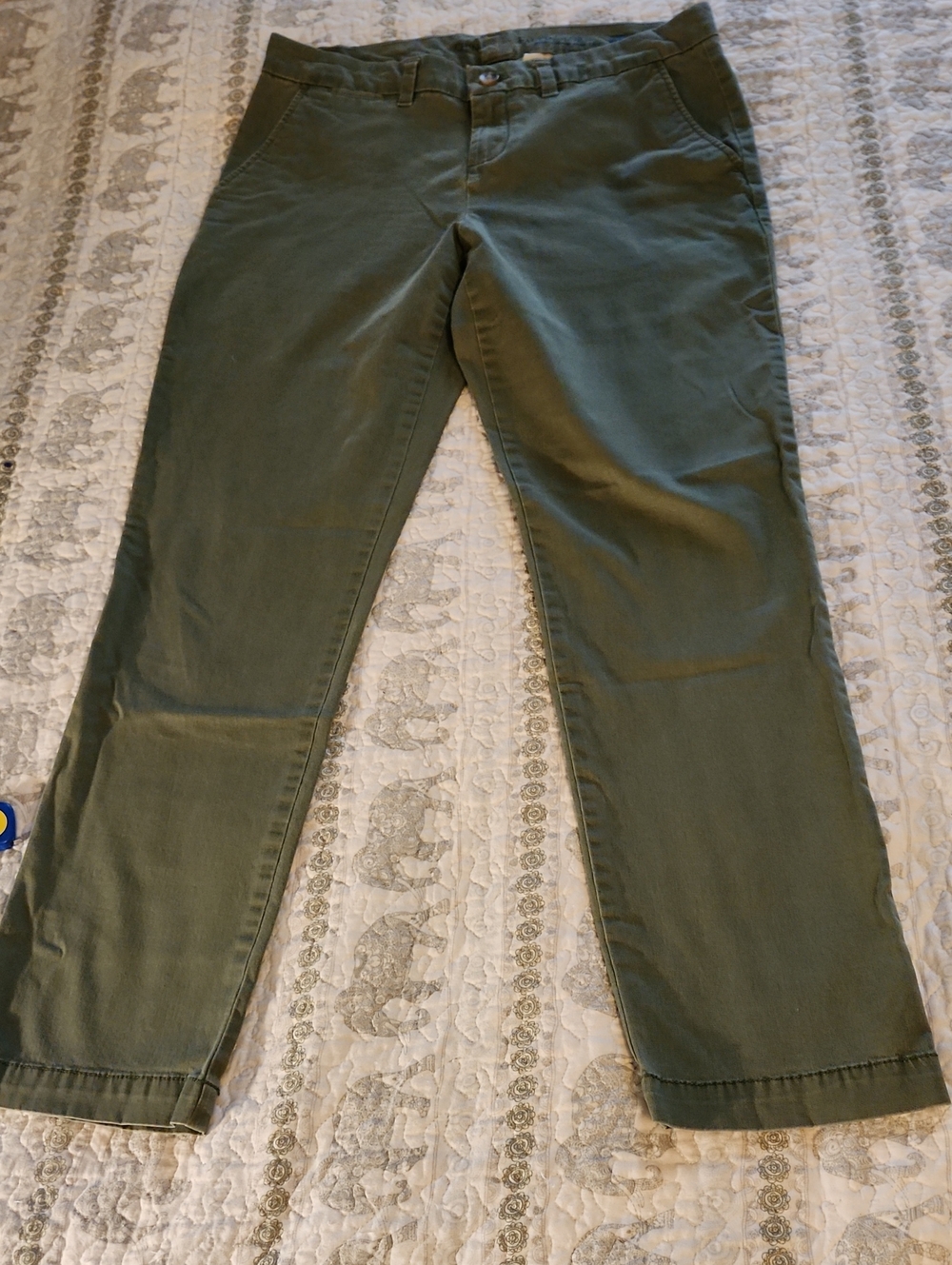 Faded Glory Olive Green Chino Pants